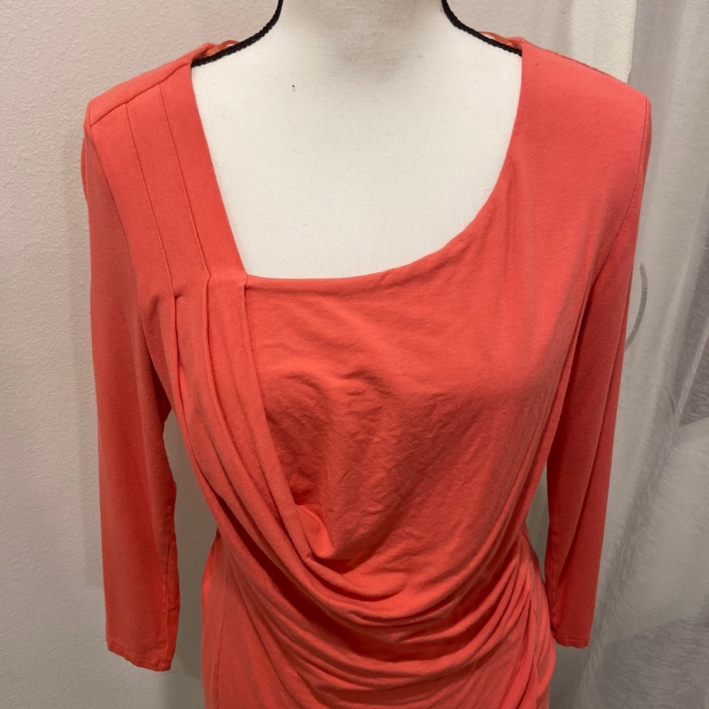 Vince Camuto salmon long sleeve top